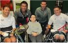 Wimbledon champions join wheelchair tennis stars at charity tournament